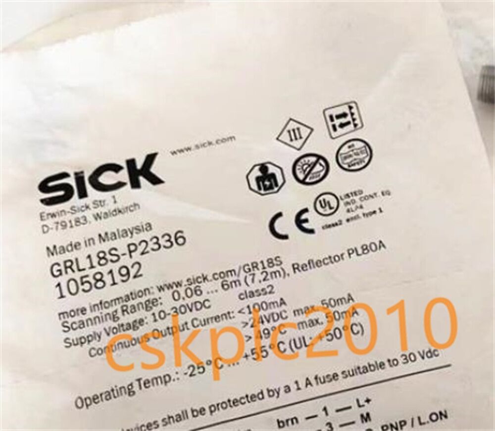 1 PCS NEW IN BOX SICK Photoelectric switch GRL18S-P2336 1058192