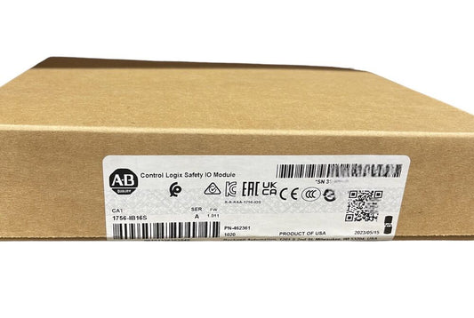 AB 1756-IB16S NEW 2023 FACTORY SEALED CONTROLLOGIX SAFETY IO MODULE 1756IB16S DHL / UPS / FedEx