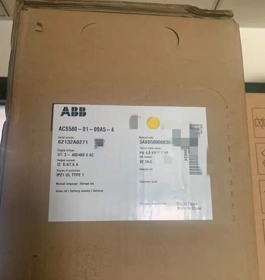 1pc ABB ACS580-01-09A5-4 frequency converter 3PH 4KW