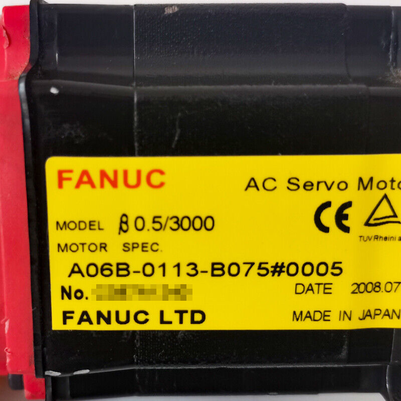 NEW IN BOX FANUC A06B-0113-B075#0005 SERVO MOTOR A06B0113B075#0005 FREE SHIPPINGDHL / UPS / FedEx