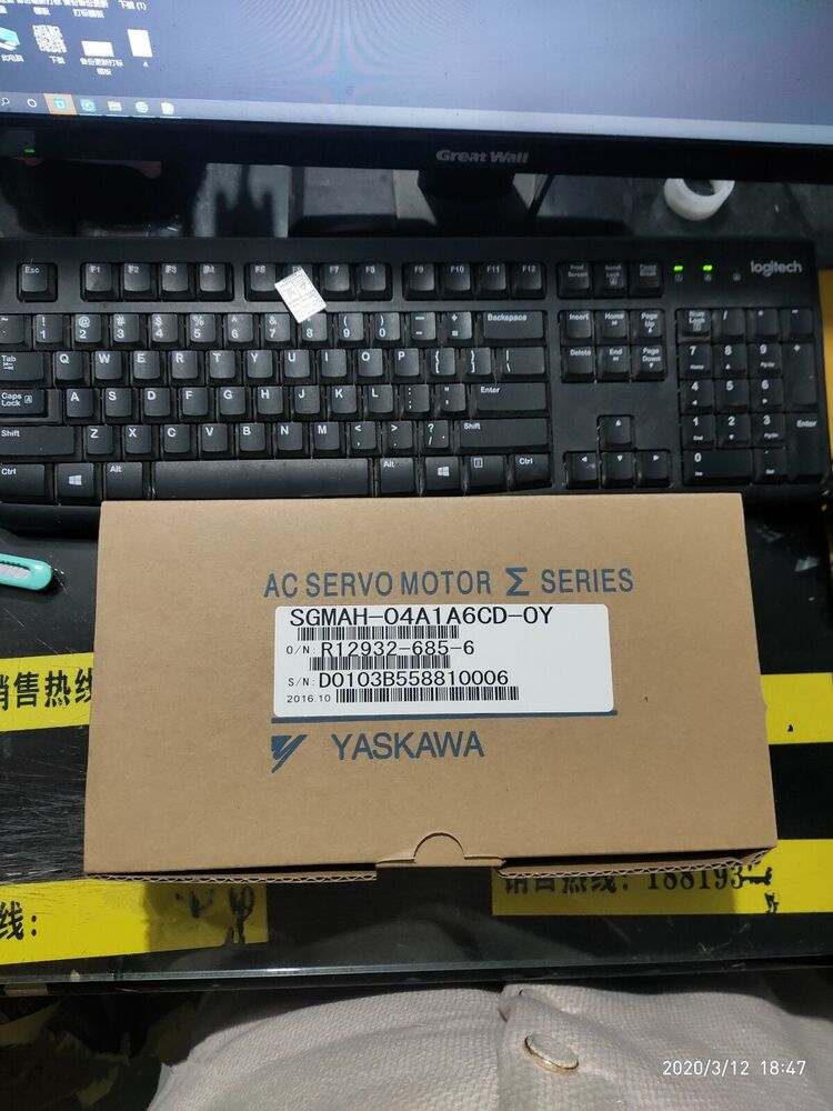 1PC New Yaskawa SGMAH-04A1A6CD-OY Servo Motor Expedited Shipping