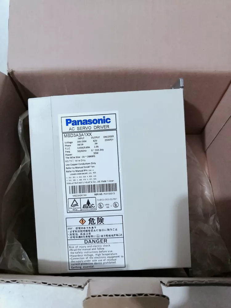 1PC New Panasonic MSD3A3A1XX Servo Driver Expedited Shipping