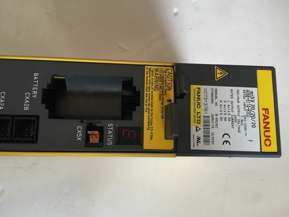 FANUC A06B-6114-H303 Servo Drive A06B6114H303 USED Expendited Shipping DHL / UPS / FedEx