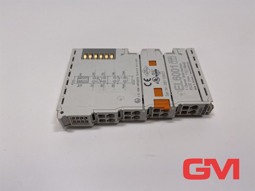 Beckhoff Communications Module EL6001 Ethercat 1 Port Interface Unit