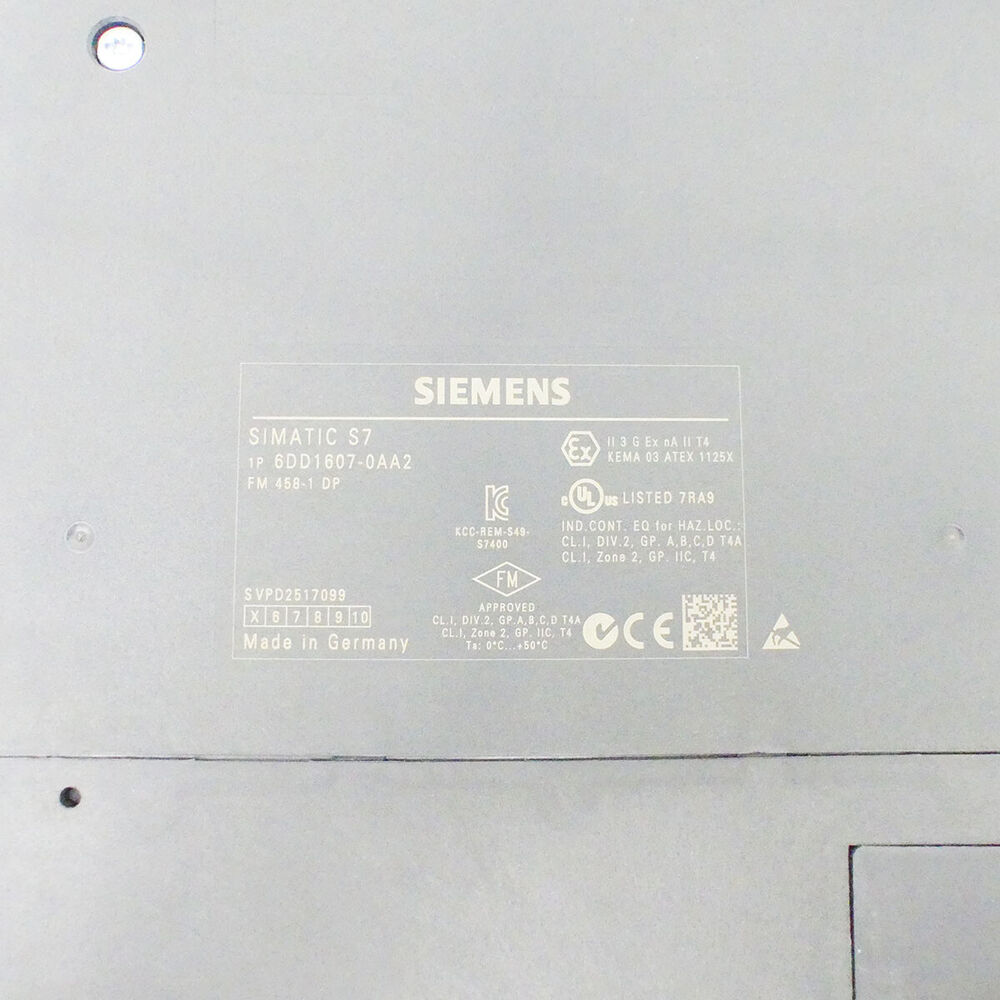 SIEMENS SIMATIC S7 6DD1607-0AA2 6DD1 607-0AA2 E-Stand: 05 -unused--  UPS /  Fedex / DHL