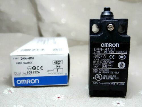 New Omron D4N-4131 Limit Switch D4N4131 Free Shipping 1PC DHL / UPS / FedEx