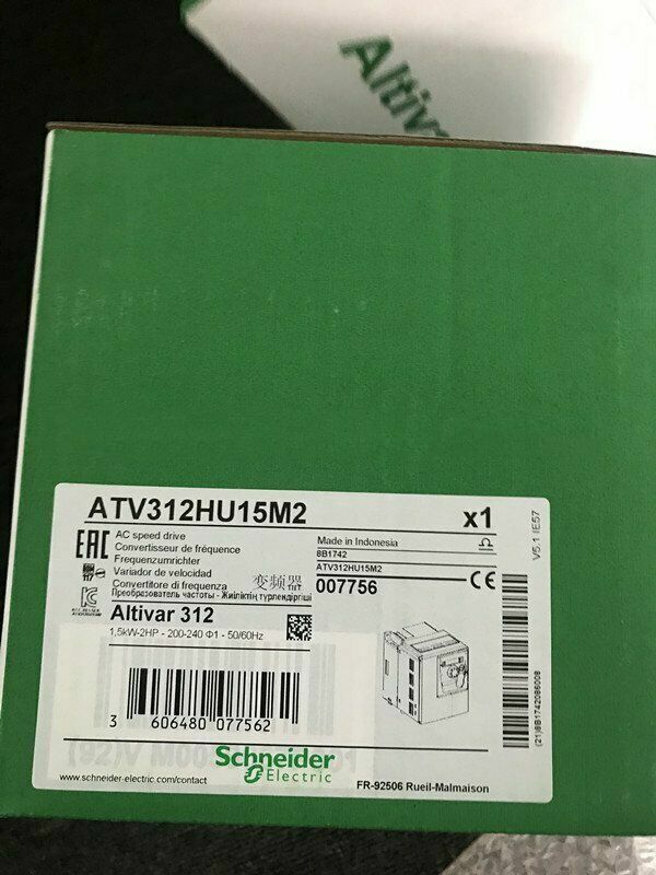 1PC New Schneider ATV312HU15M2 1.5KW Inverter In Box Expedited Shipping UPS / DHL / Fedex