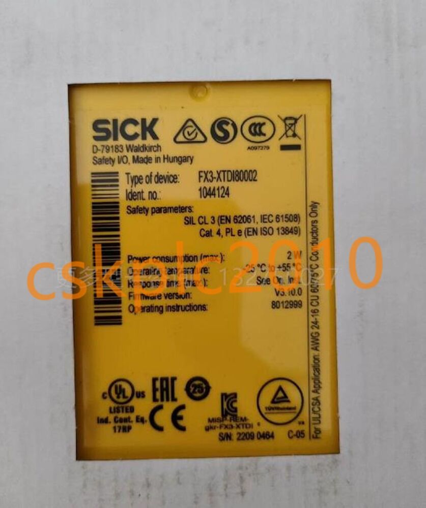 1 PCS NEW IN BOX SICK Security Controller Module FX3-XTDI80002 1044124