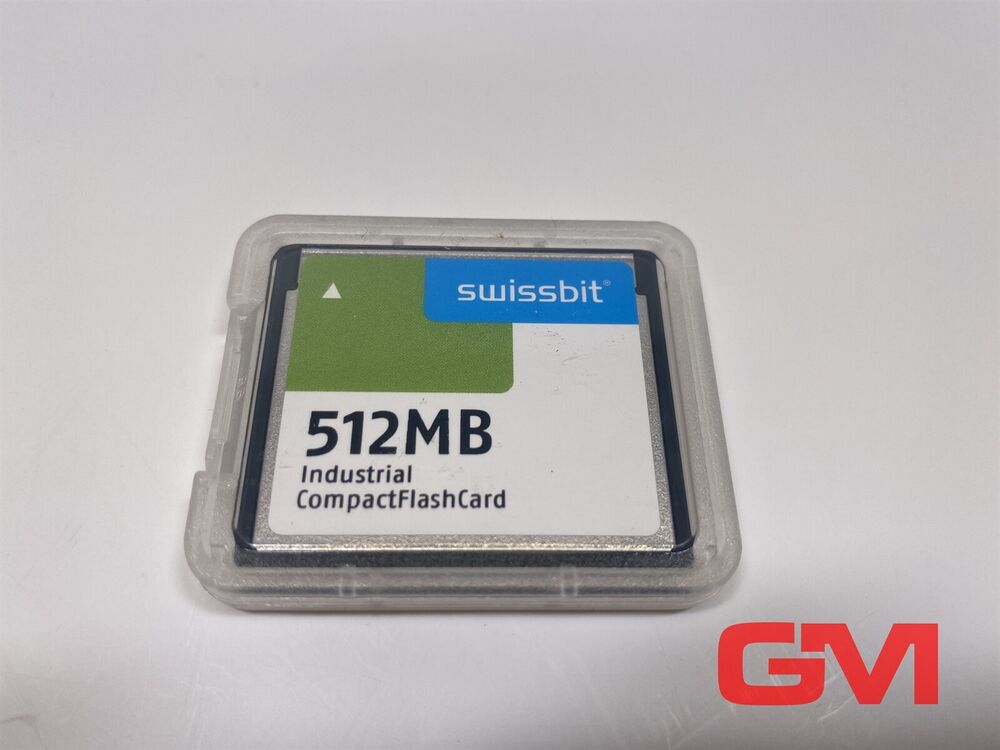 B&R Memory Card 0CFCRD.0512E.02 Swissbit 512MB Industrial Compact Flash Card