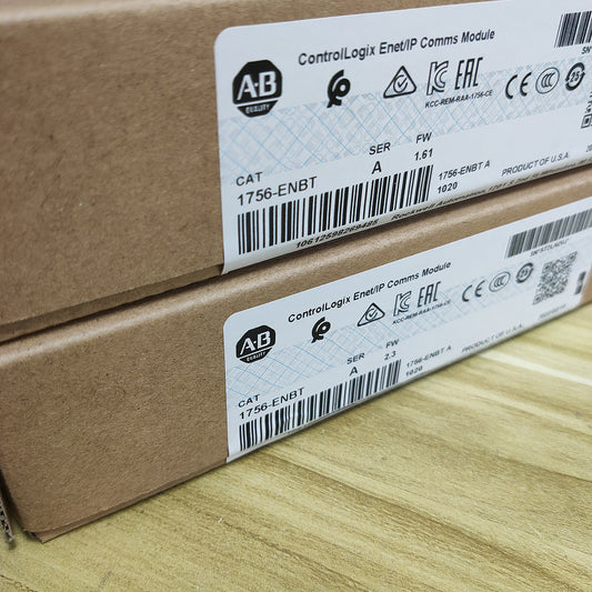 AB 1756-ENBT Allen Bradley SERA EtherNet/IP ControlLogix Module New Sealed DHL / UPS / FedEx