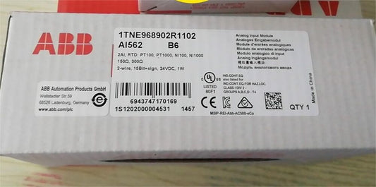 1PCS BRAND NEW ABB AI562 1TNE968902R1102 ANALOG INPUT MODULE FAST SHIP