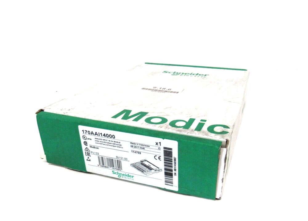 NEW SEALED SCHNEIDER ELECTRIC 170AAI14000 ANALOG INPUT MODULE UPS / DHL / Fedex