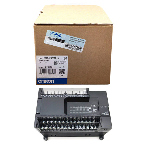 New In Box OMRON CP1E-E40SDR-A PLC Module DHL / UPS / FedEx