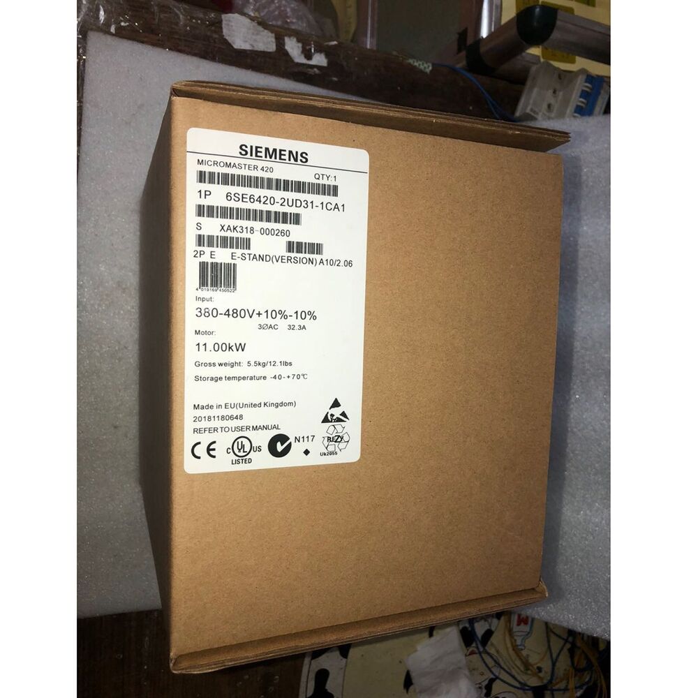 Siemens 6SE6420-2UD31-1CA1 Inverter New One 6SE6 420-2UD31-1CA1