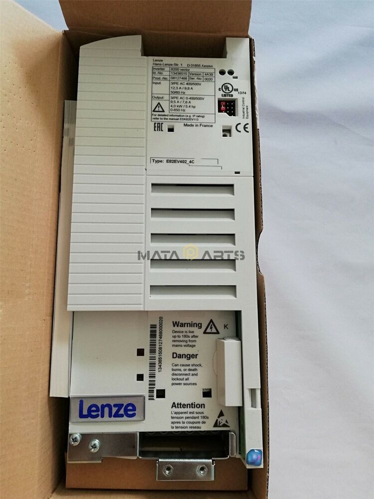 1PCS NEW Lenze 4KW Inverter E82EV402K4C E82EV402_4C