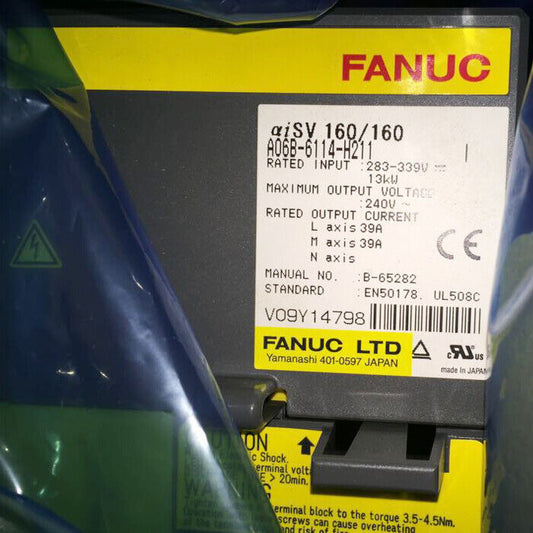 FANUC A06B-6114-H211 Servo Drive A06B6114H211 New In Box Expendited ShippingDHL / UPS / FedEx