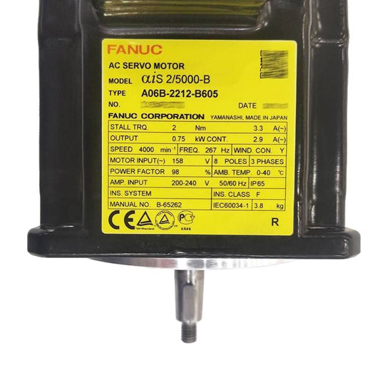 NEW FANUC A06B-2212-B605 Servo Motor DHL / UPS / FedEx