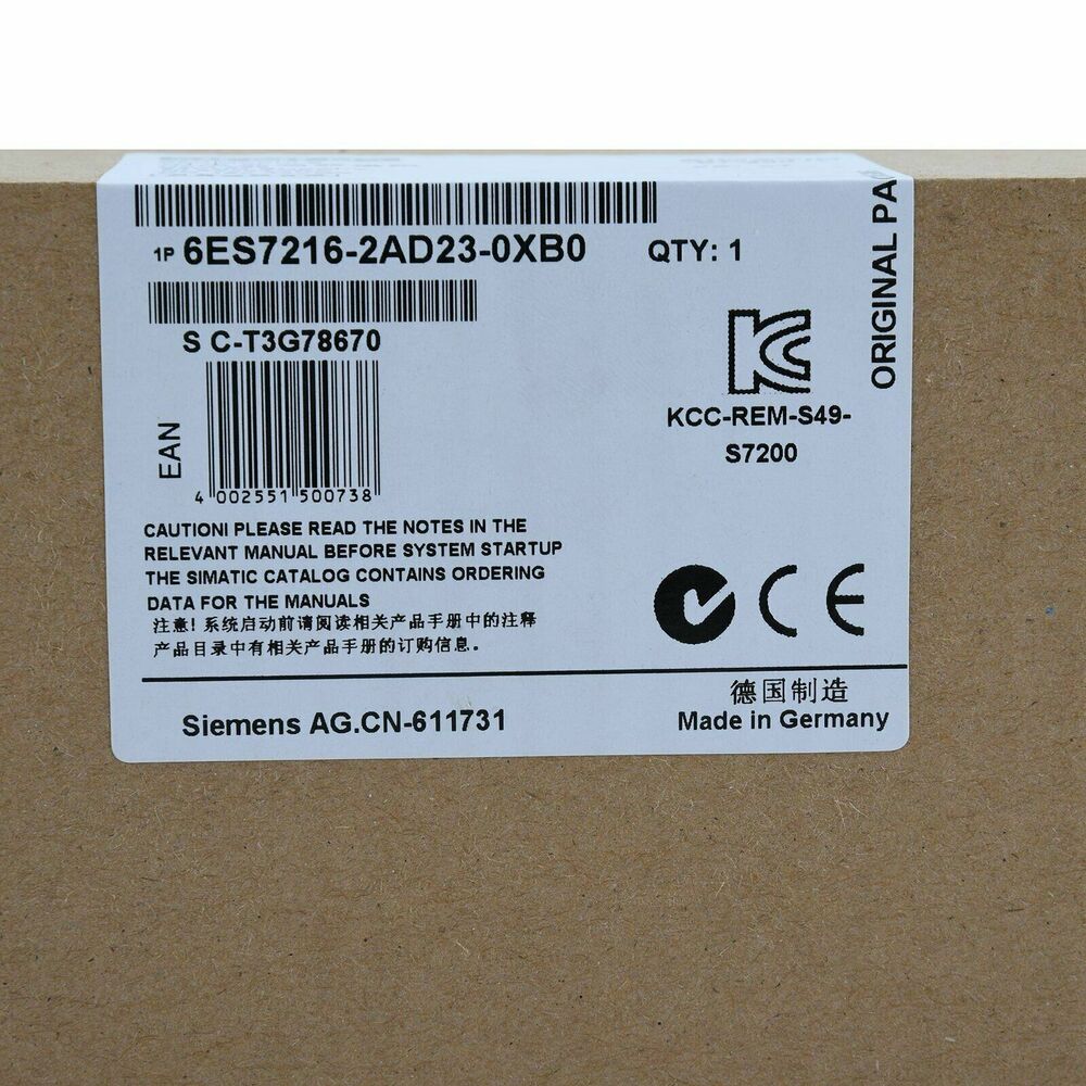 New PLC Module Siemens 6ES7 216-2AD23-0XB0 Siemens 6ES7216-2AD23-0XB0 Fast Ship UPS / DHL / Fedex