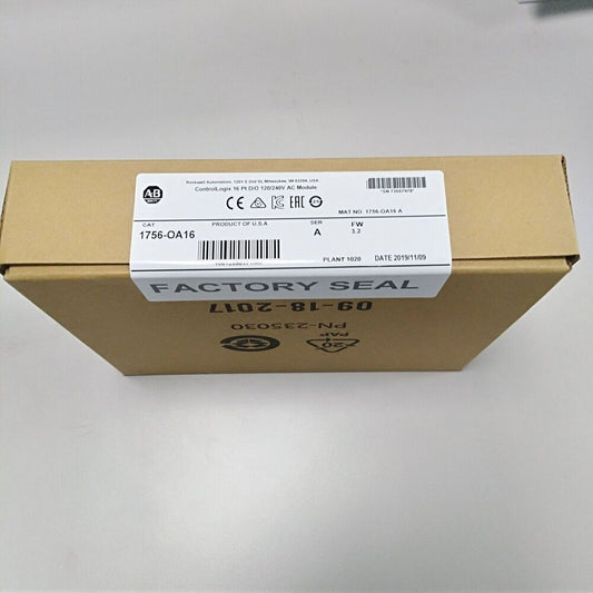 Allen-Bradley 1756-OA16 ControlLogix 16 Point D/O Module 1756OA16 New In Stock DHL / UPS / FedEx