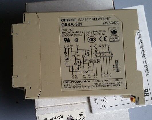 1PC OMRON PLC G9SA-301 New In Box G9SA301 Safety Relay ASAP Shipping DHL / UPS / FedEx