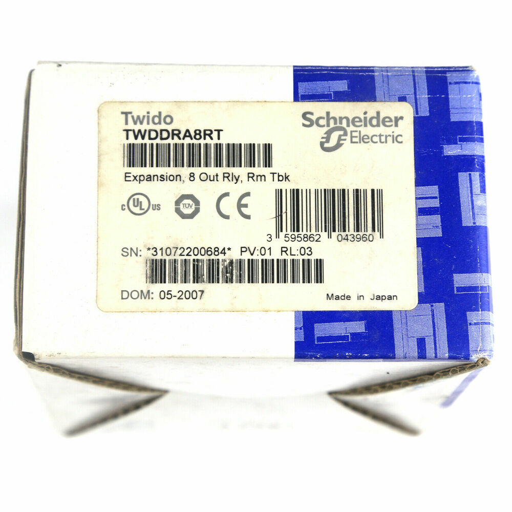 NEW TWDDRA8RT Schneider Plc Module DHL / UPS / FedEX