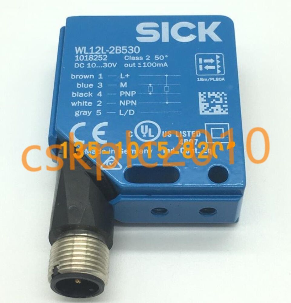 1 PCS NEW IN BOX SICK Photoelectric switch WL12L-2B530 1018252