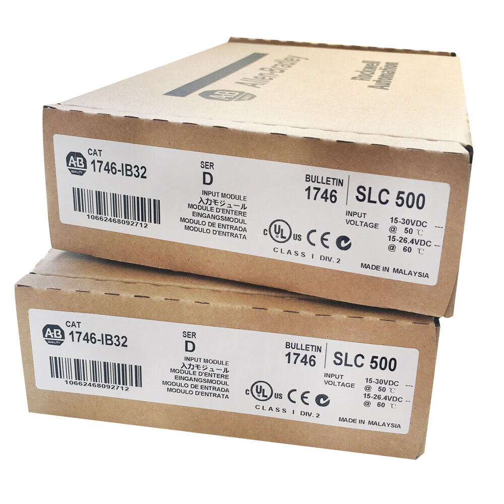 Allen-Bradley 1746-IB32 AB 1746-IB32 SLC 500 Input Module PLC New Factory Sealed DHL / UPS / FedEx