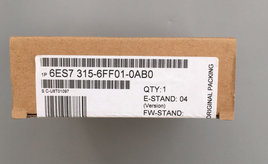 1PC New Siemens 6ES7315-6FF01-0AB0 CPU315F 6ES7 315-6FF01-0AB0 Central Unit