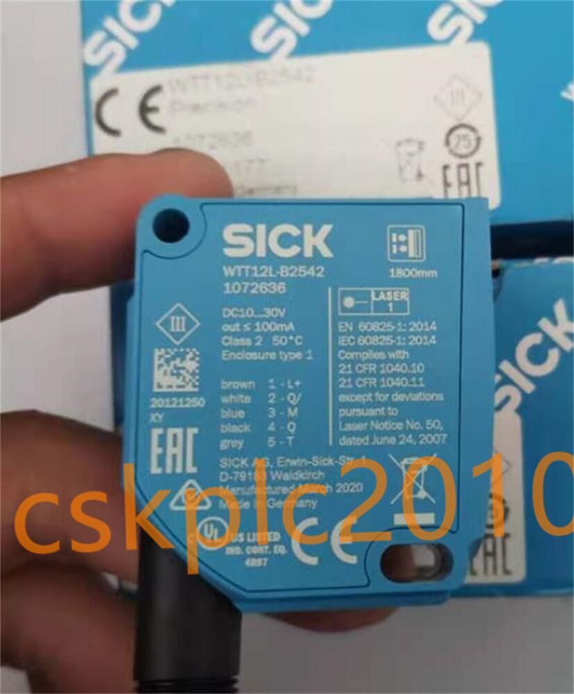 1 PCS NEW IN BOX SICK Laser sensors WTT12L-B2542 1072636