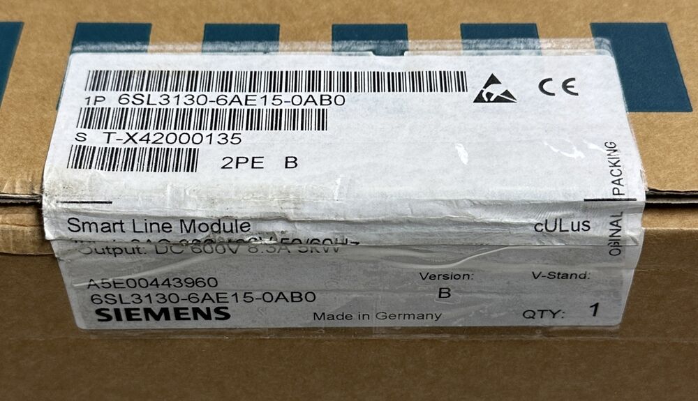 Siemens Sinamics - Smart Line Modul 6SL3130-6AE15-0AB0- NEW