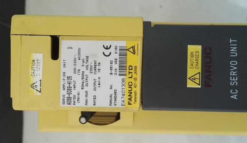 1PC USED FANUC SERVO AMPLIFIER MODULE A06B-6089-H105 FREE EXPEDITED SHIPPINGDHL / UPS / FedEx