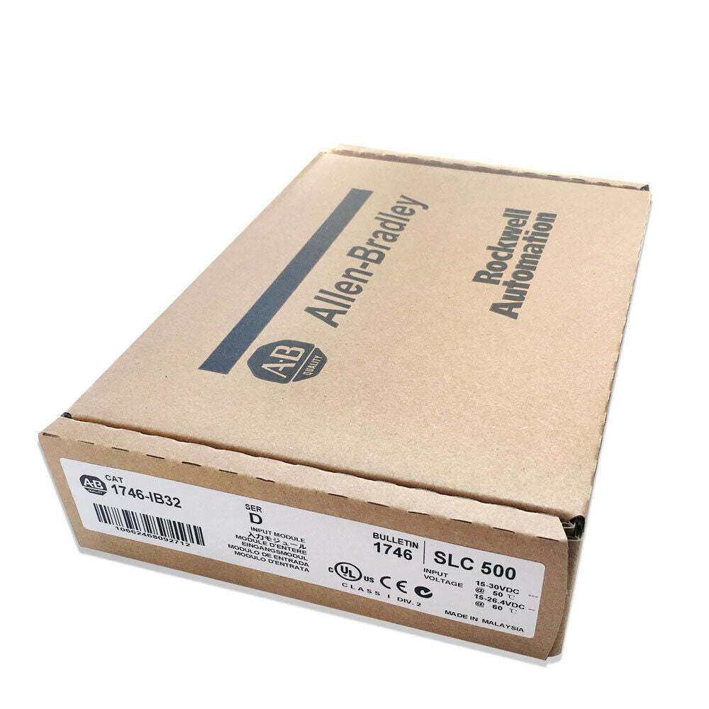 1PCS Factory Sealed Allen-Bradley AB 1746-IB32 SER D SLC500 PLC Input Module New DHL / UPS / FedEx