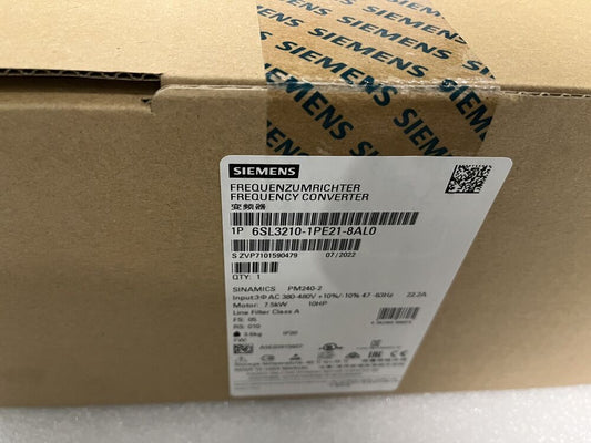 Siemens SINAMICS PM240-2 6SL3210-1PE21-8AL0 Sealed New Fast Shipping  UPS /  Fedex / DHL