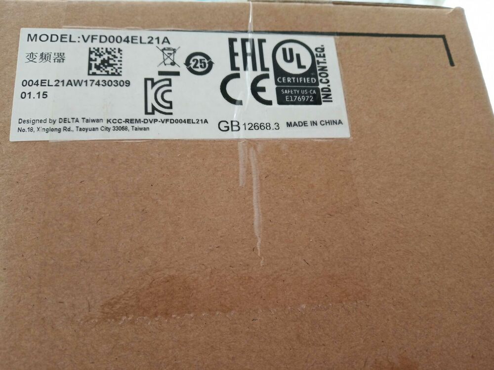 1PC New Delta VFD004EL21A 400W 220V Inverter Expedited Shipping DHL / UPS / FedEx