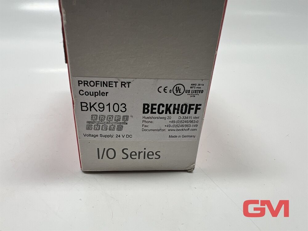 Beckhoff Profinet Rt Bus Coupler BK9103 Terminal Module Unit