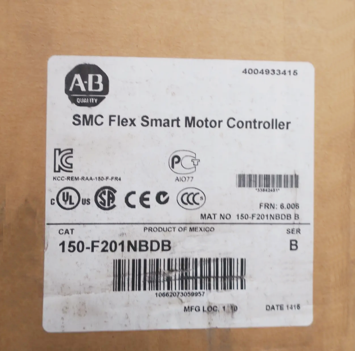 2022 AB 150-F201NBDB SMC Flex Smart Motor Controller Allen Bradley 150-F201NBDB DHL / UPS / FedEx