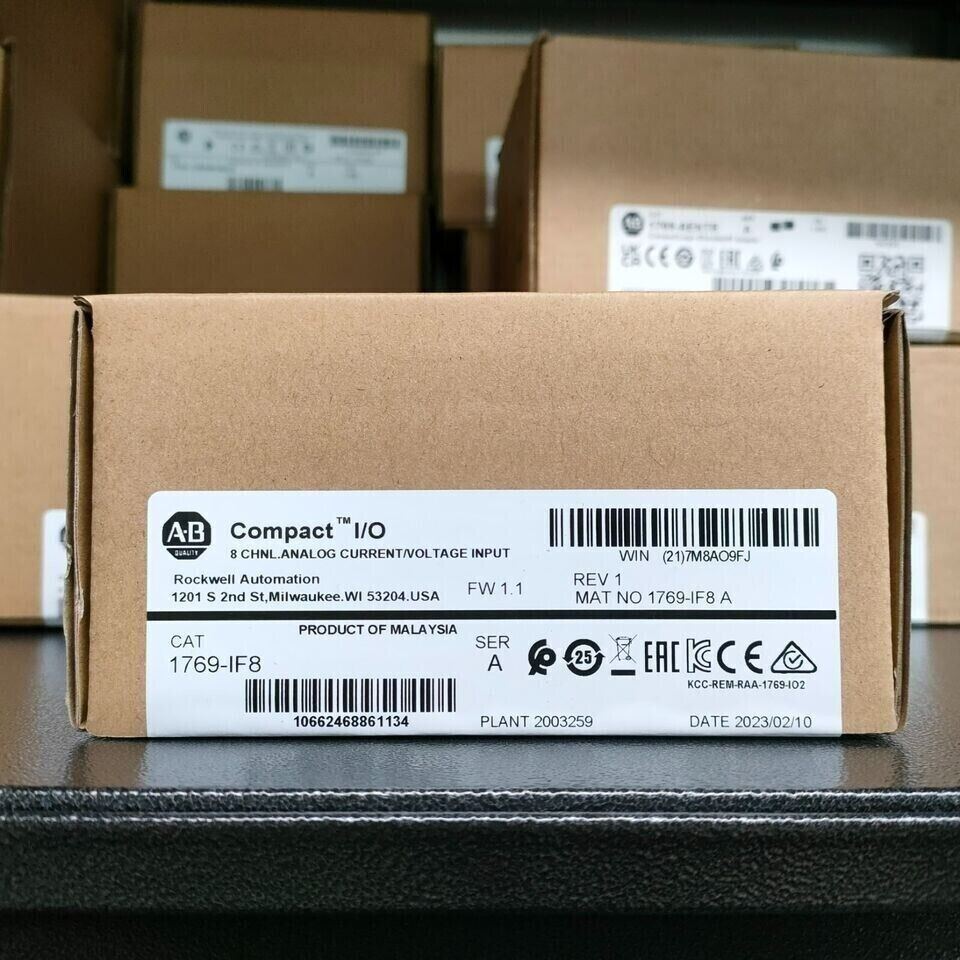 NEW Factory Sealed AB 1769-IF8 /A CompactLogix 8 Pt Analog Input Module 1769IF8 DHL / UPS / FedEx