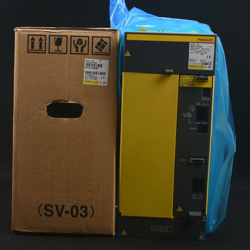 FANUC A06B-6110-H030 SERVO AMPLIFIER A06B6110H030 New In Box Expendited Shipping DHL / UPS / FedEx