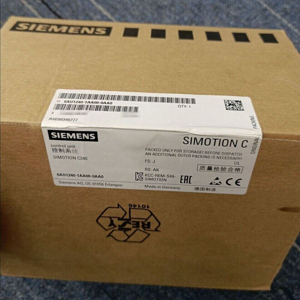 New Siemens 6AU1240-1AA00-0AA0 6AU1 240-1AA00-0AA0 SIMOTION C240 Motion control