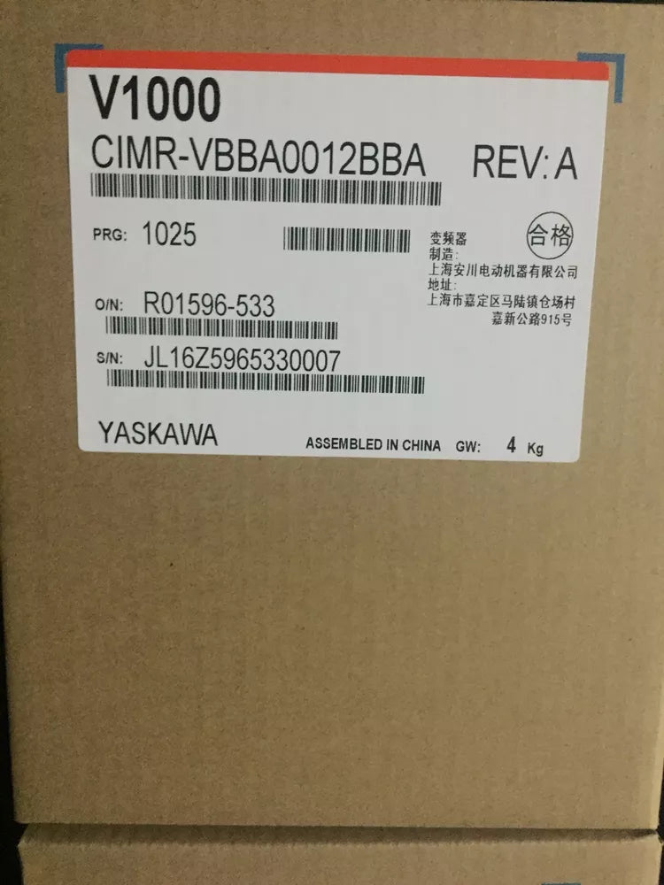 1PC New Yaskawa CIMR-VBBA0012BBA Inverter Urgent Shipment