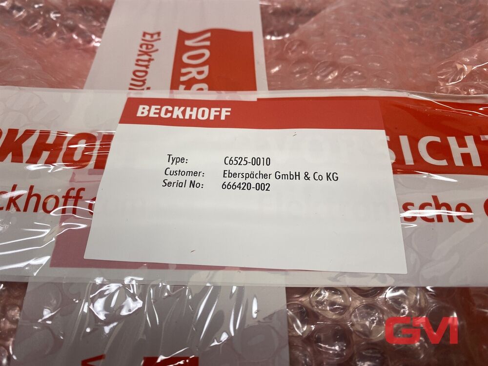 Beckhoff Industrial PC C6525-0010 + Control Panel CP6902-0001-0000