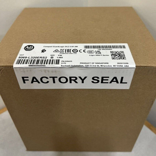 New Sealed Allen Bradley 5069-L320ERS2 CompactLogix 5380 PLC 2.0/1.0M Controller DHL / UPS / FedEx