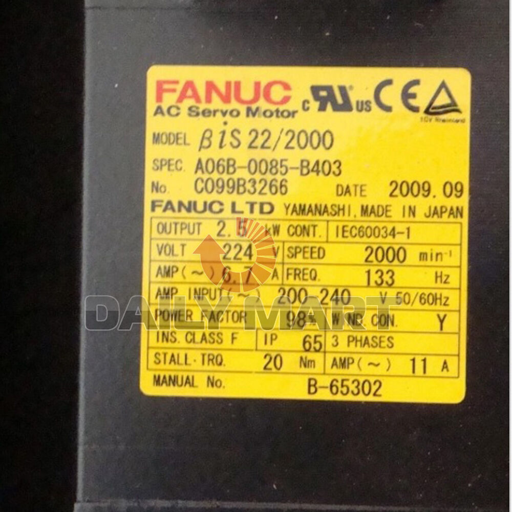 Brand New in Box FANUC A06B-0085-B403