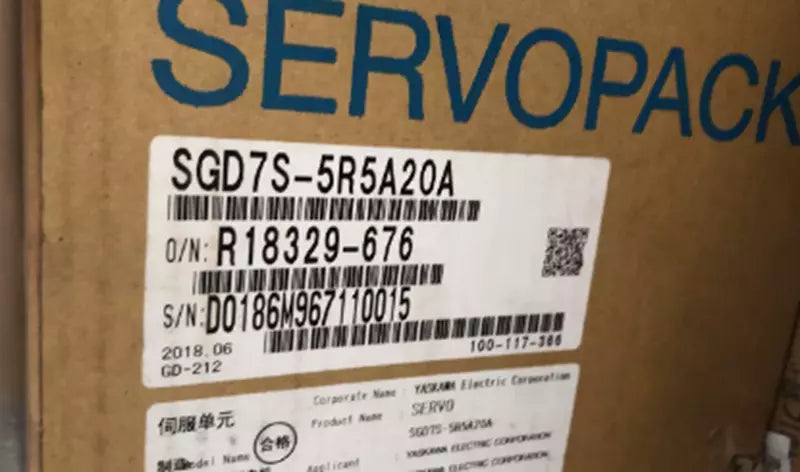 1PC New Yaskawa SGD7S-5R5A20A Servo Driver Expedited Shipping