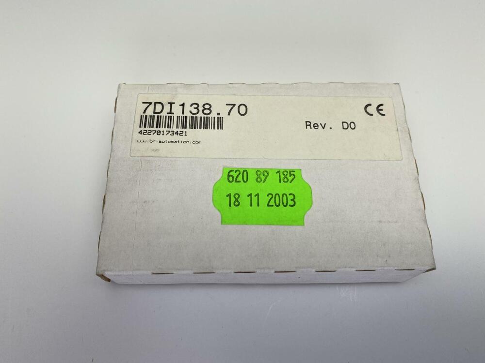 B&R Digital Input Module 7DI138.70 Revision D0 DI138