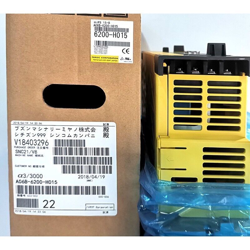 FANUC A06B-6200-H015 Servo Drive A06B6200H015 New In Box Expendited Shipping UPS / DHL / Fedex