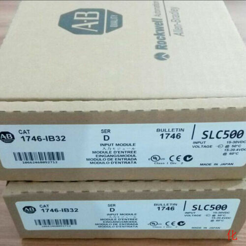 1PCS Factory Sealed Allen-Bradley AB 1746-IB32 SER D SLC500 PLC Input Module New DHL / UPS / FedEx