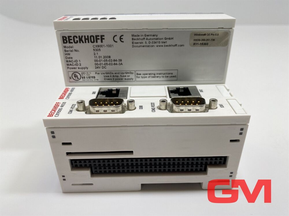 Beckhoff Control Unit CX9001-1001 Module Set CX9000-N030 CX9000-N000 Hw 2.1 Unit