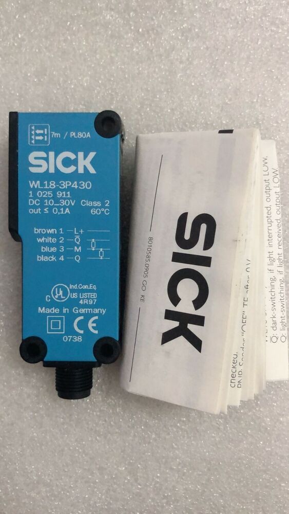 New SICK WL18-3P430 Photoelectric Switch SICK WL183P430 In Box UPS / DHL / Fedex