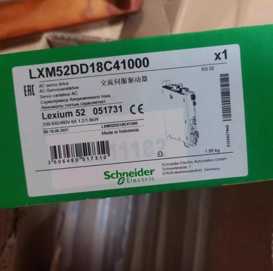 Schneider LXM52DD18C41000 1PC New Servo Drive In Box Expedited Shipping DHL / UPS / FedEx